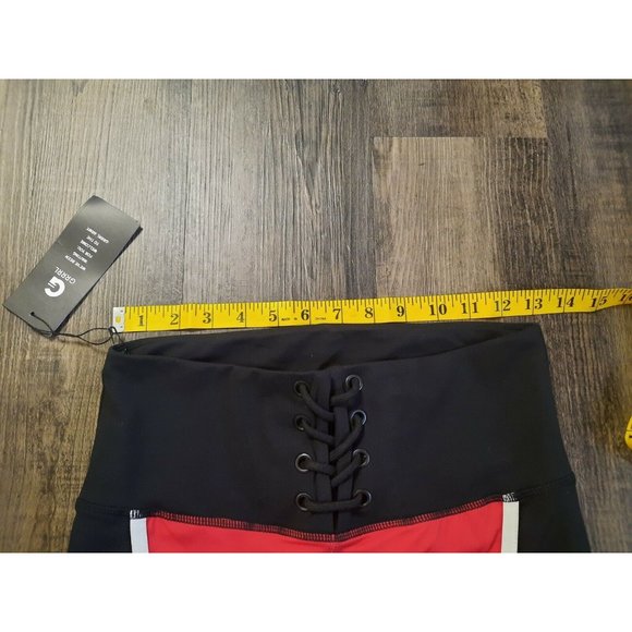 Grrrl Clothing Leggings weili/Victoria red black 26 x 15.5 - Picture 4 of 7